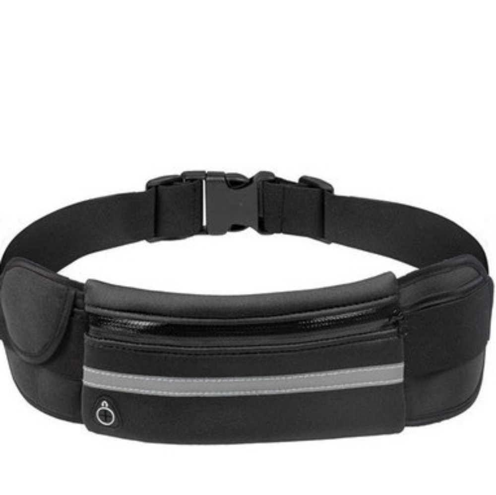 Black sports Fanny Pack